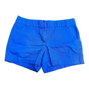 J.Crew chino woman’s shorts size 4 blue
